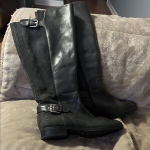 Marc Fisher Grey Extended Calf Boots